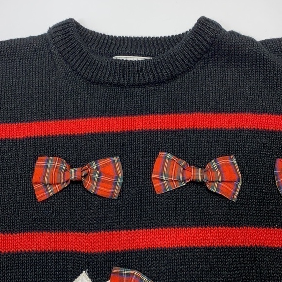 Vintage Spice of Life Scotty Dog Short Sleeve Sweater Size Large - Picture 4 of 6